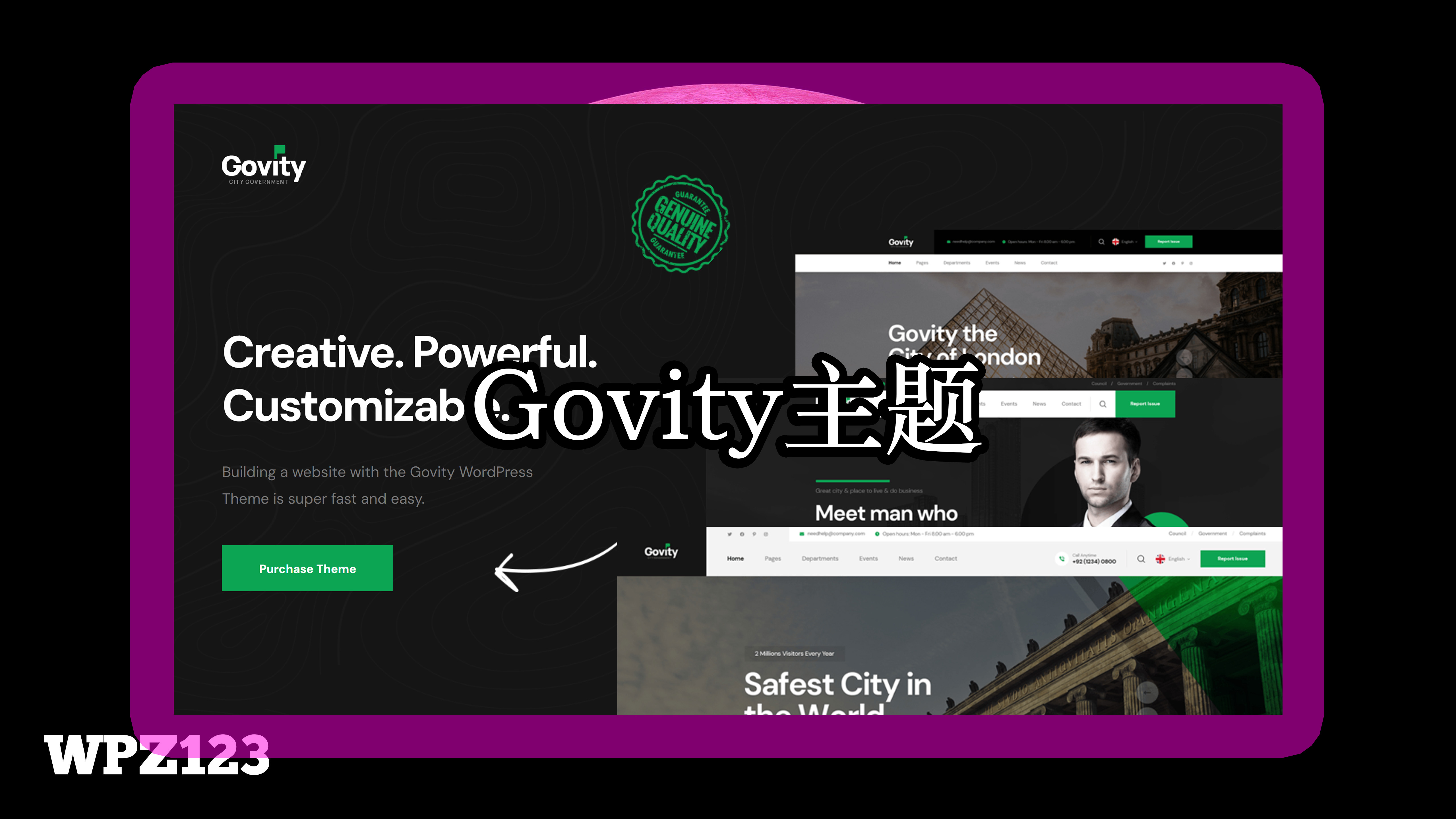 Govity – 市政和政府 WordPress 主题