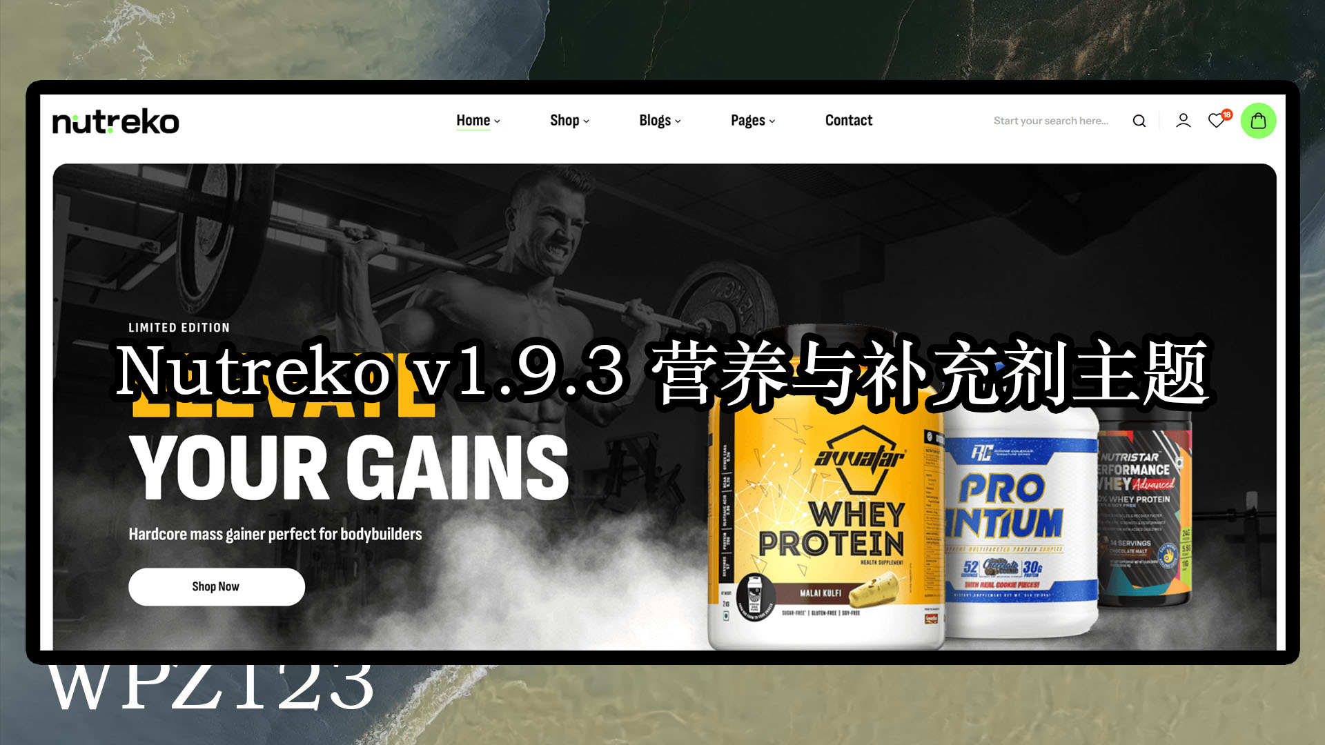 Nutreko v1.9.3 营养与补充剂 WooCommerce 主题下载