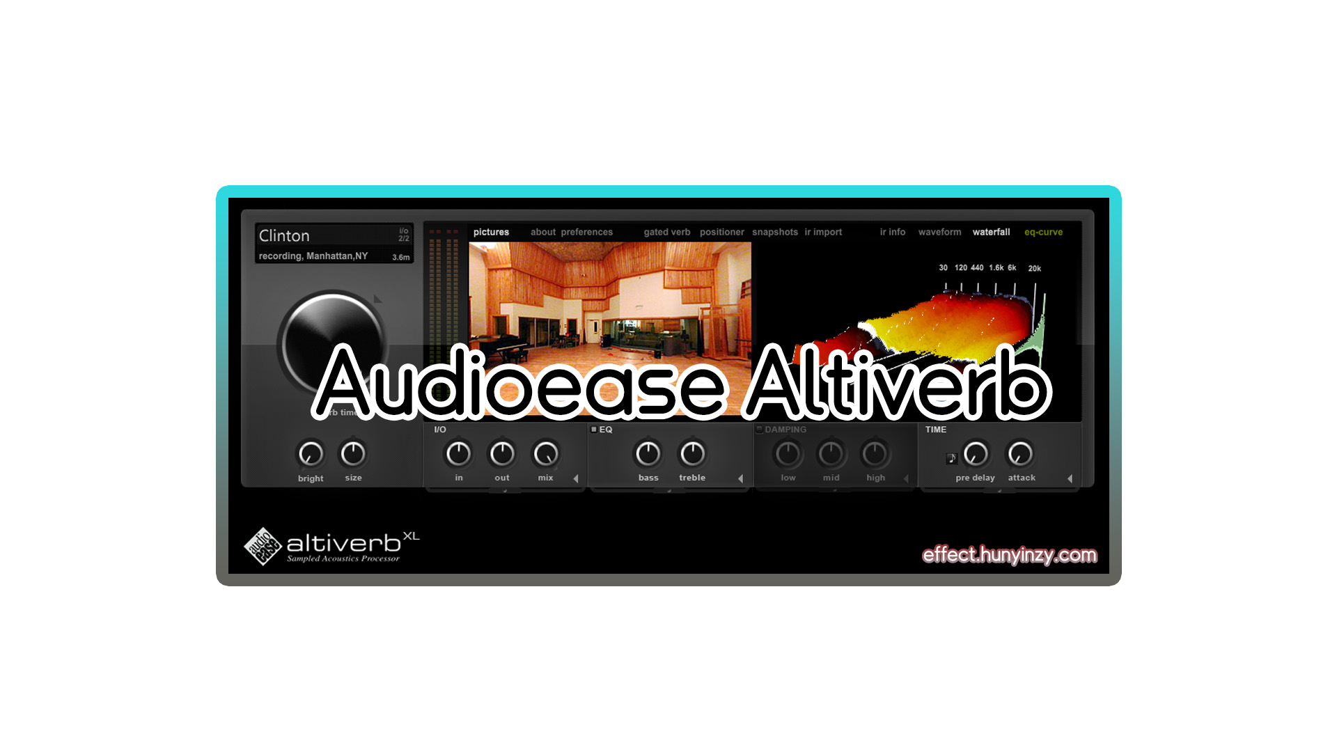 天堂混响圣典插件 Audioease Altiverb 的下载!Windows-MacOS