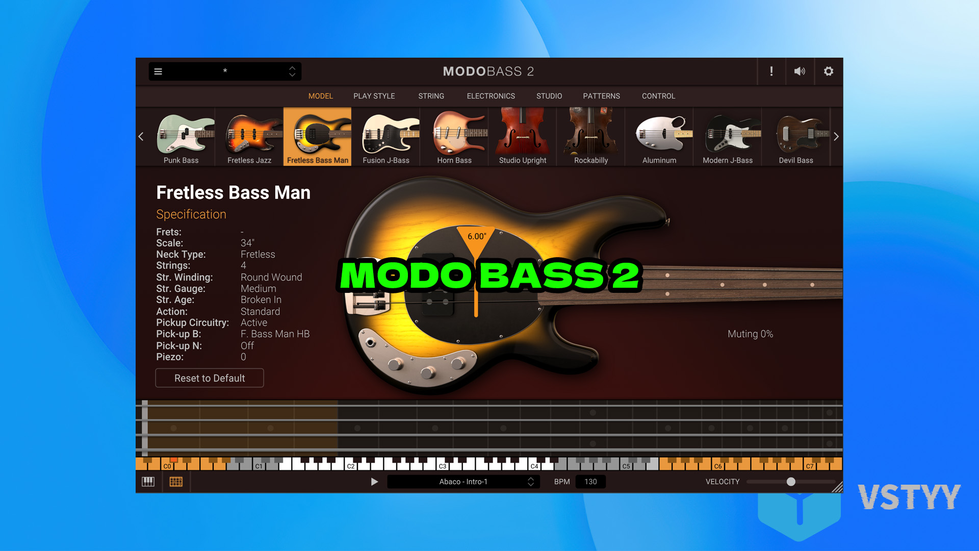 MODO BASS 建模贝斯VST吉他插件最新版2来了！电贝司 IK Multimedia MODO BASS 2 Win MAC
