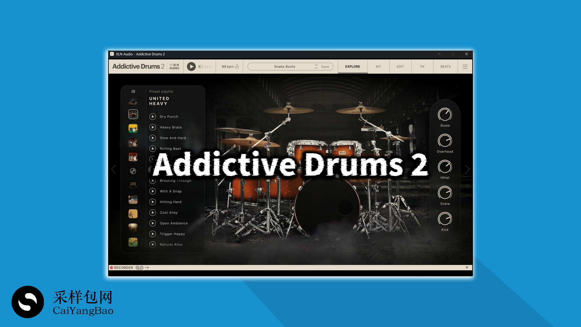 【Add2鼓完整版】编曲必备的打击乐鼓VST插件Addictive Drums 2完整版！Windows-MacOSX
