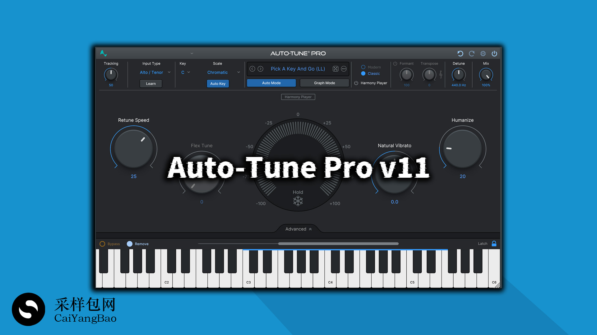 专业人声处理工具 Antares Auto-Tune Pro v11.0 Win-Mac 电麦人声处理修复VST插件!