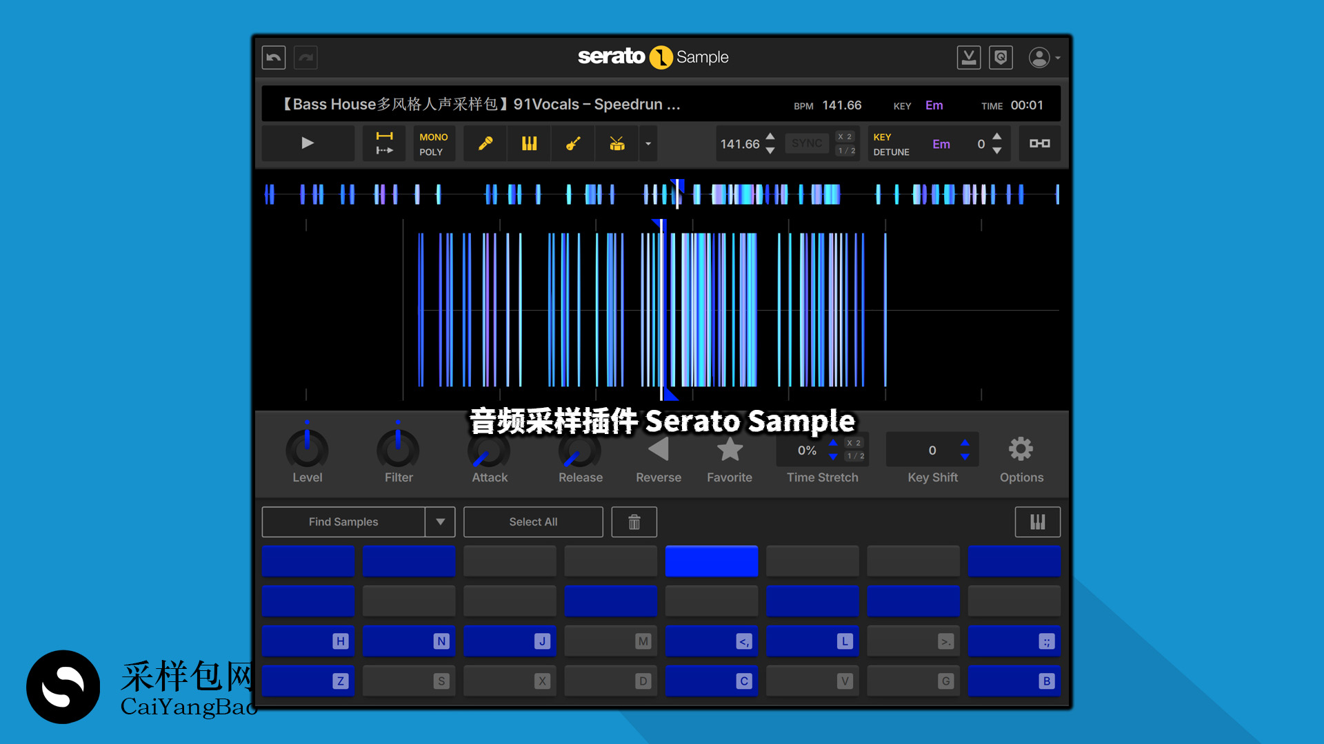 分享音频采样插件 Serato Sample  快速剪辑和编辑音频样本的软件 WIN MAC