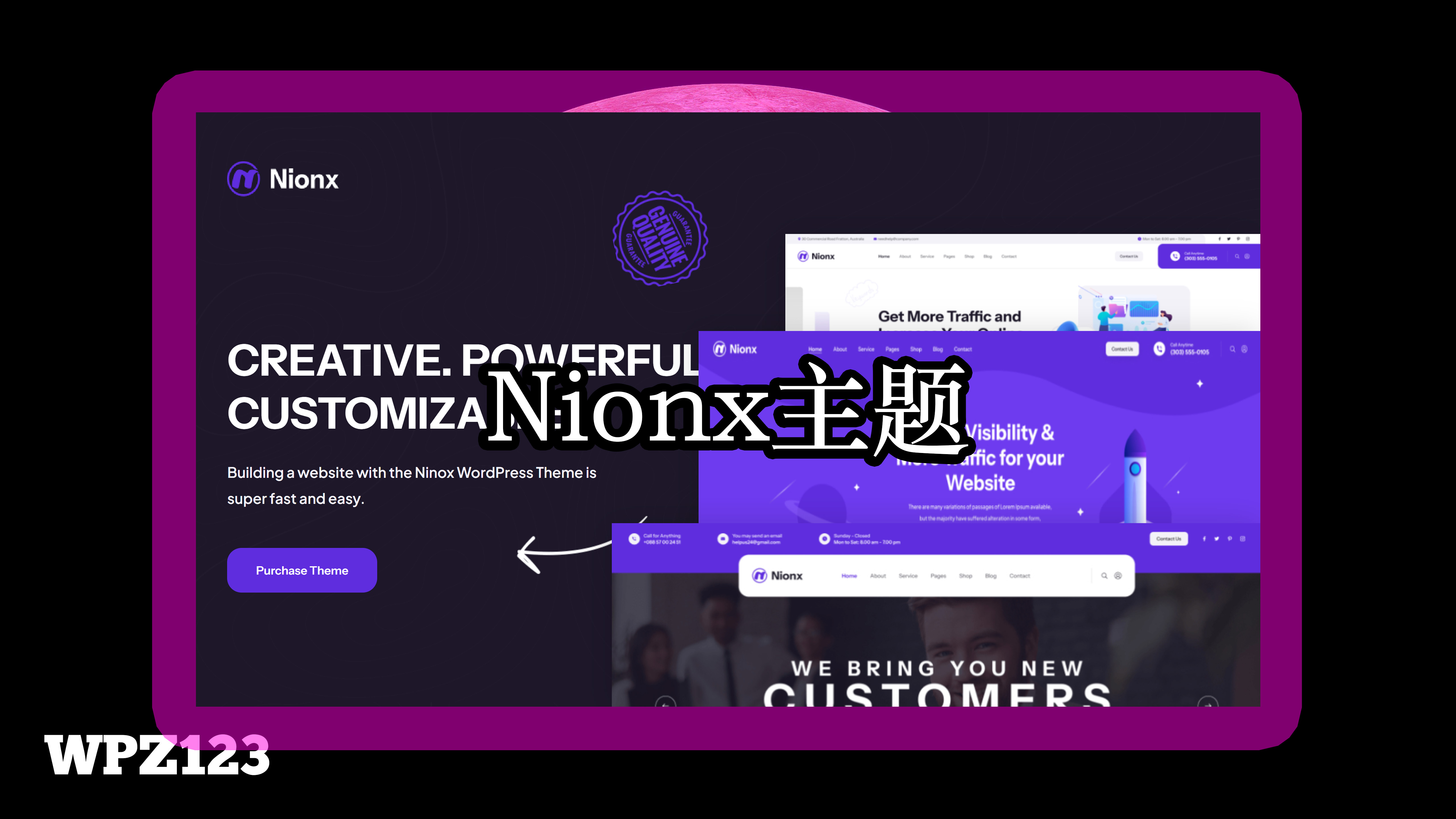 Nionx – SEO 和数字营销 WordPress 主题