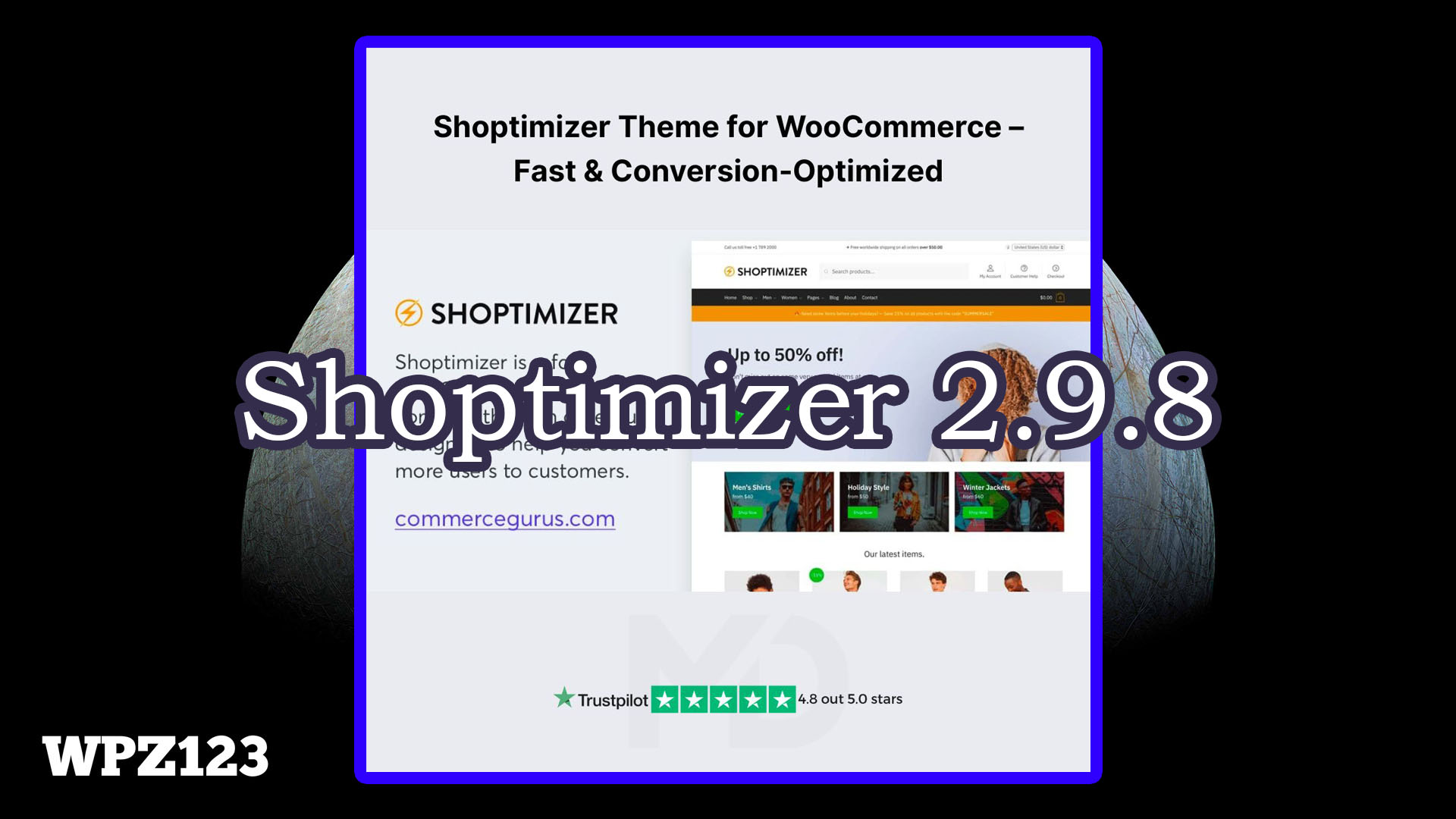 Shoptimizer 2.9.8汉化中文版|服装服饰极速优化WooCommerce WordPress电商企业主题模板