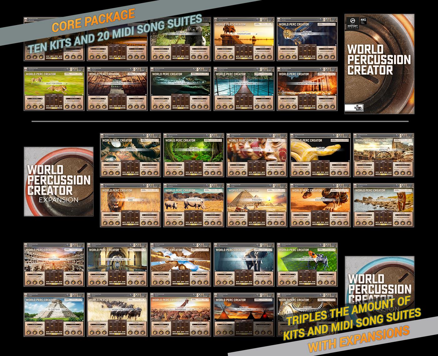 世界打击乐 In Session Audio World Percussion Creator KONTAKT