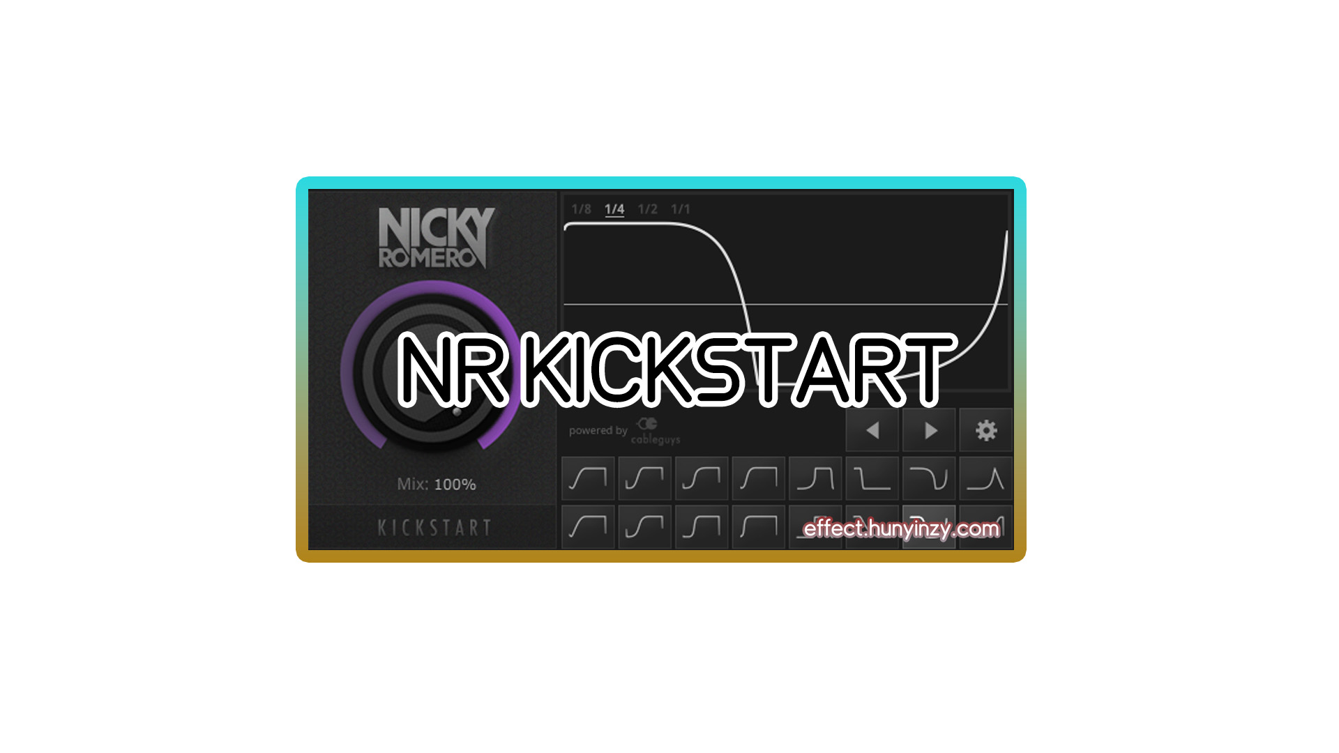 侧链压缩效果器 Nicky Romero Kickstart v1.09 PC-MAC