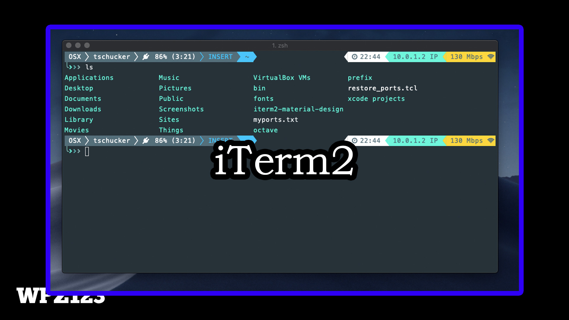 iTerm2 3.5.14 命令行终端美化模拟器