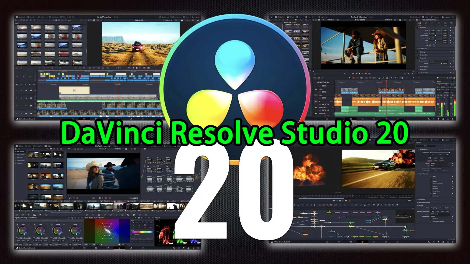 DaVinci Resolve Studio 20.3.2 Win/Mac 中文/英文官方破解版达芬奇软件下载
