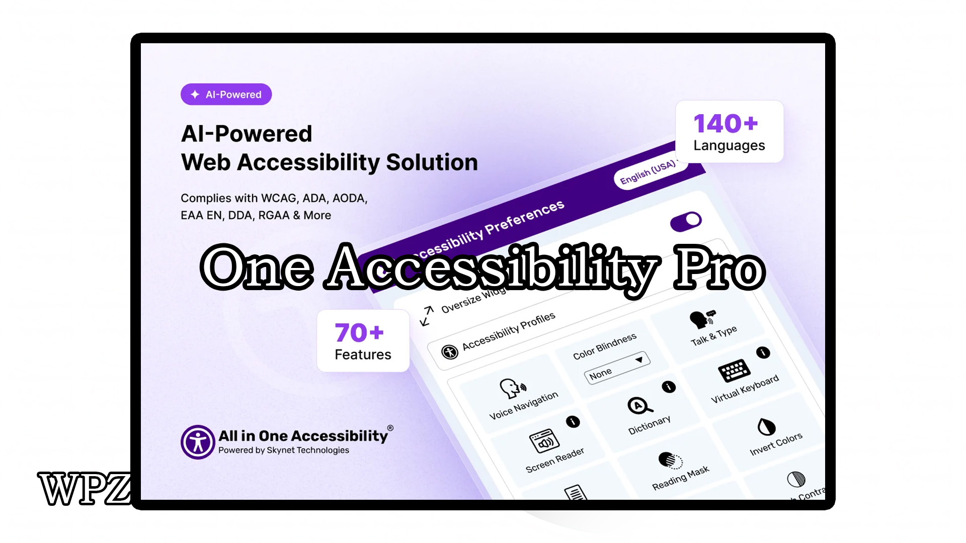 One Accessibility Pro v1.6.9 无障碍阅读wordpress插件下载