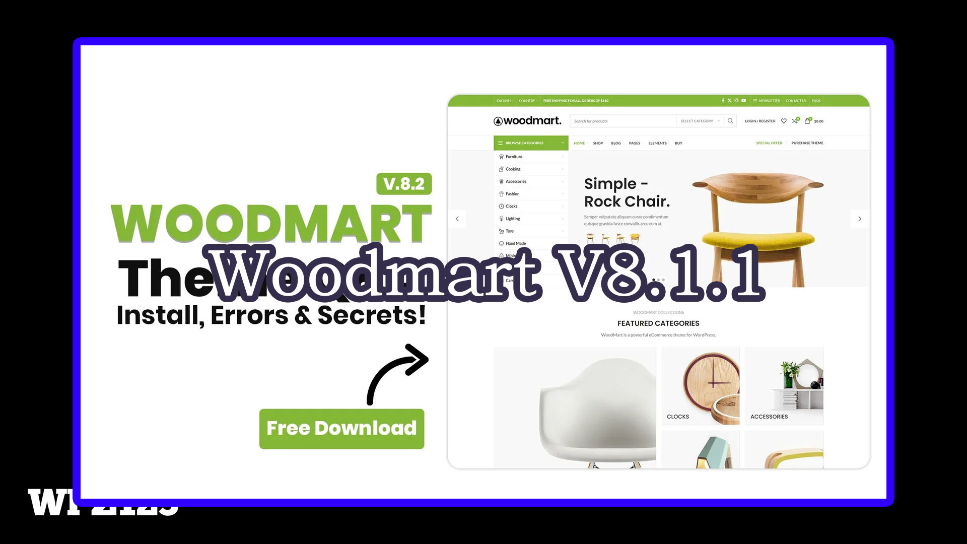 Woodmart V8.1.1 汉化主题|跨境电商|外贸商城|产品展示网站模板WordPress主题