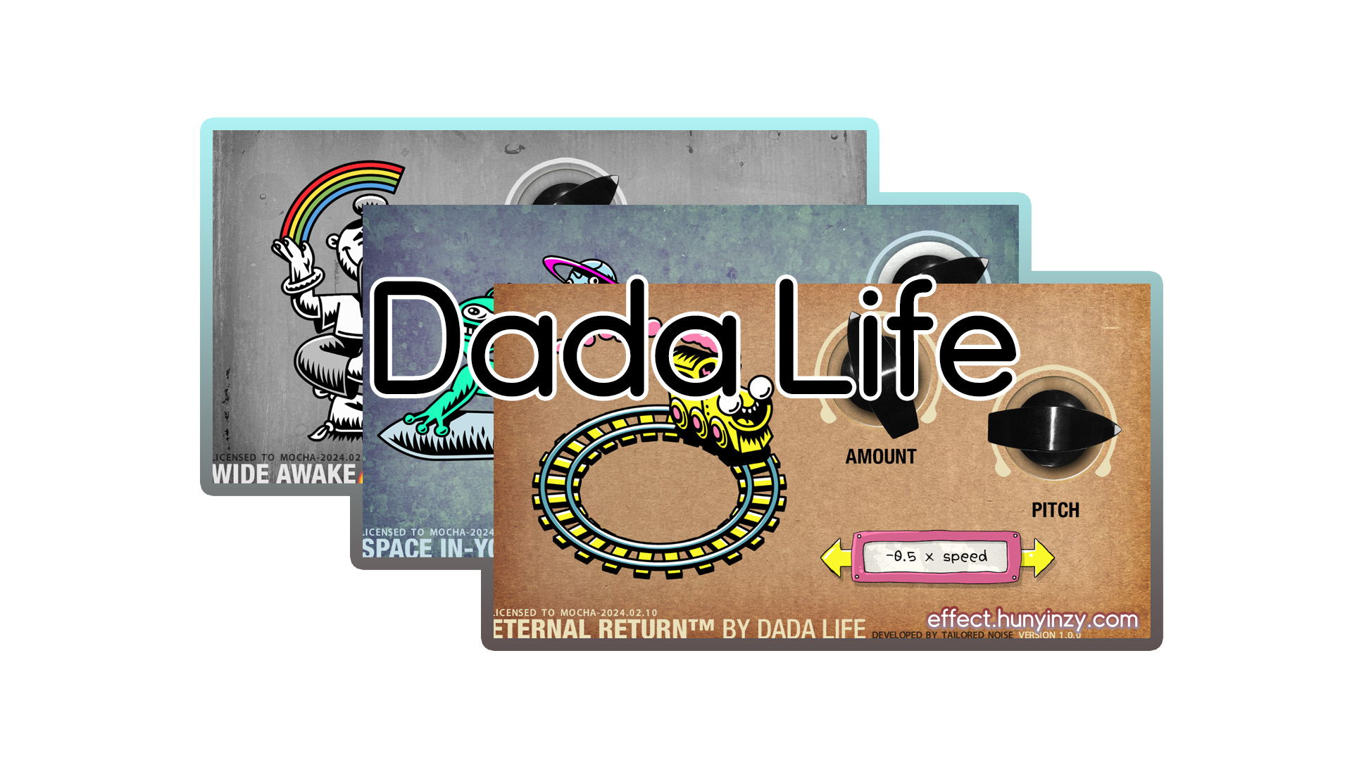 Dada Life 混音效果器套装混响失真过渡效果插件下载!Windows版 Space in Your Face,Secret Sauce,Wide Awake