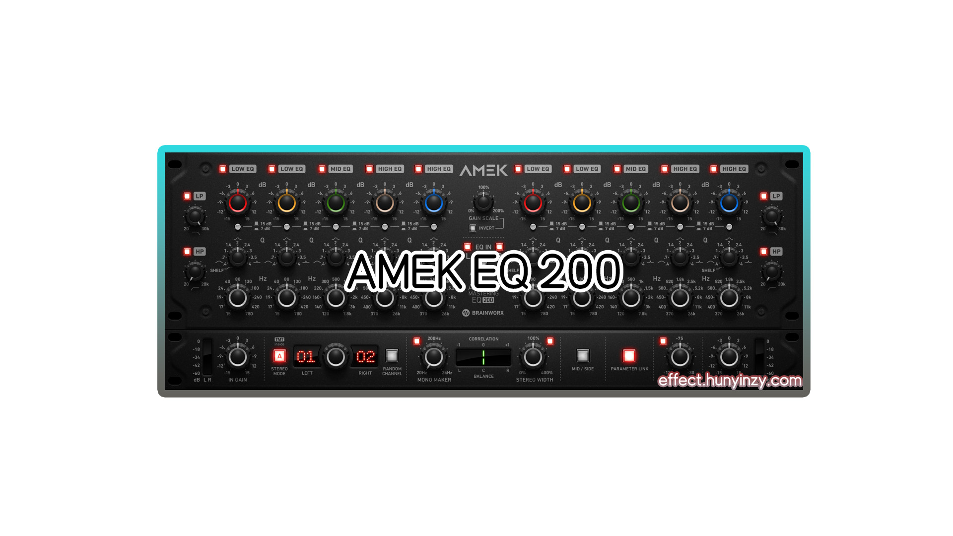 插件联盟EQ处理效果器插件 Setup AMEK EQ 200 v1.3.1 Windows