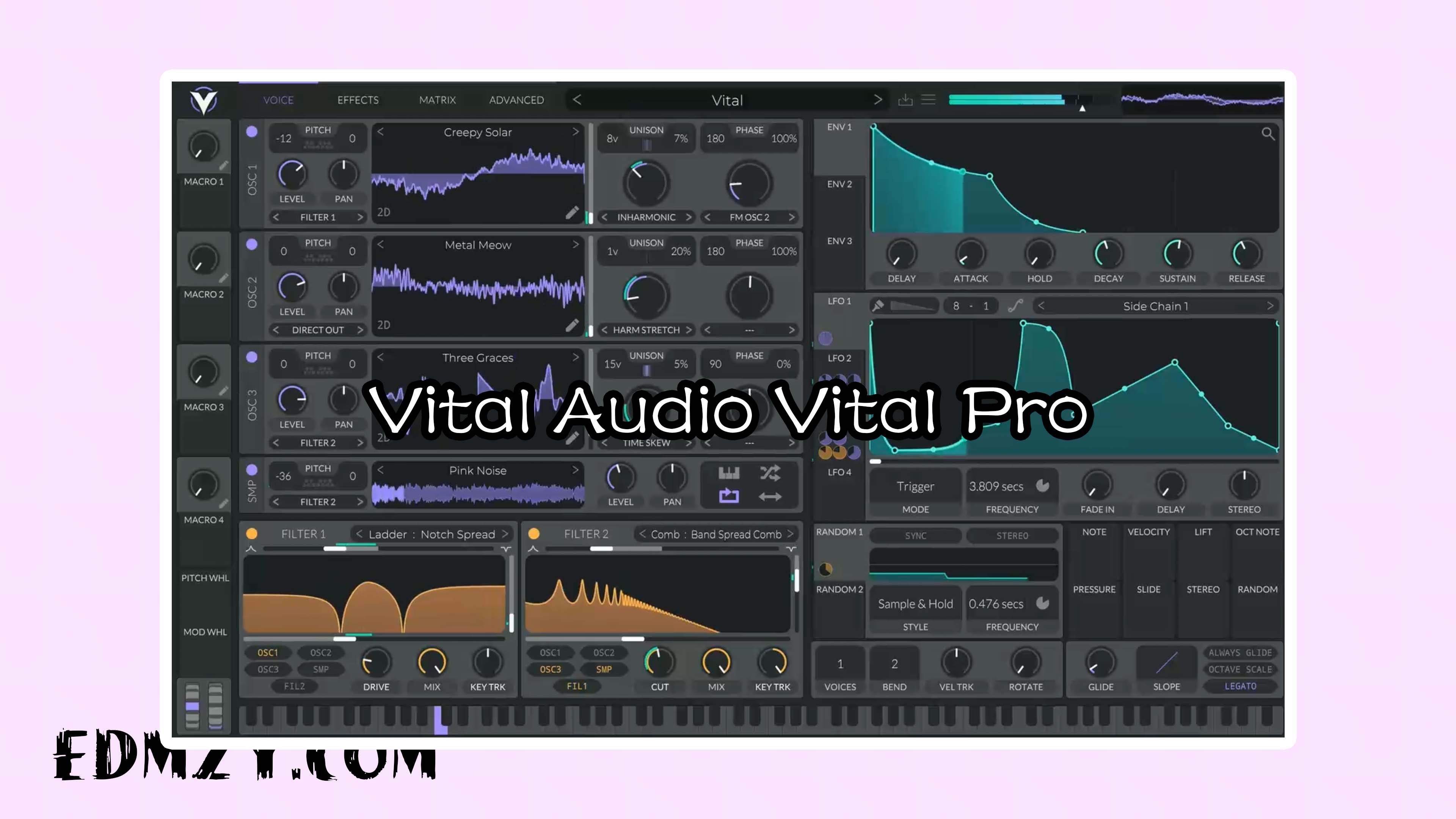光谱变形波表合成器 – Vital Audio Vital Pro v1.5.5 WIN.OSX.LiNUX