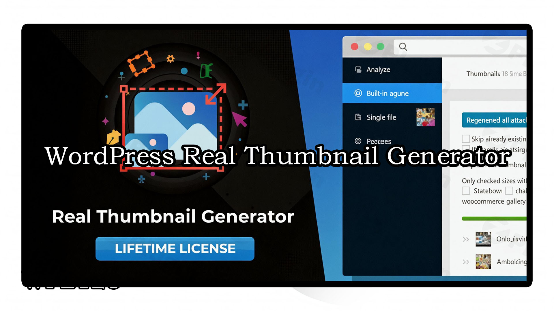 WordPress Real Thumbnail Generator v2.7.7 缩略图生成插件下载