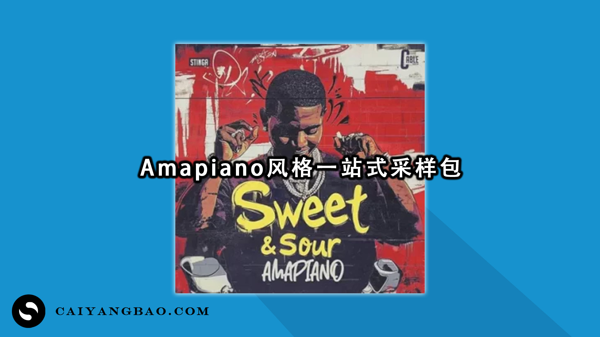 Amapiano 风格一站式采样包！包中满是活力四射的鼓组节奏型、复杂精巧的打击乐、人声切片（vocal chops）与极具感染力的旋律