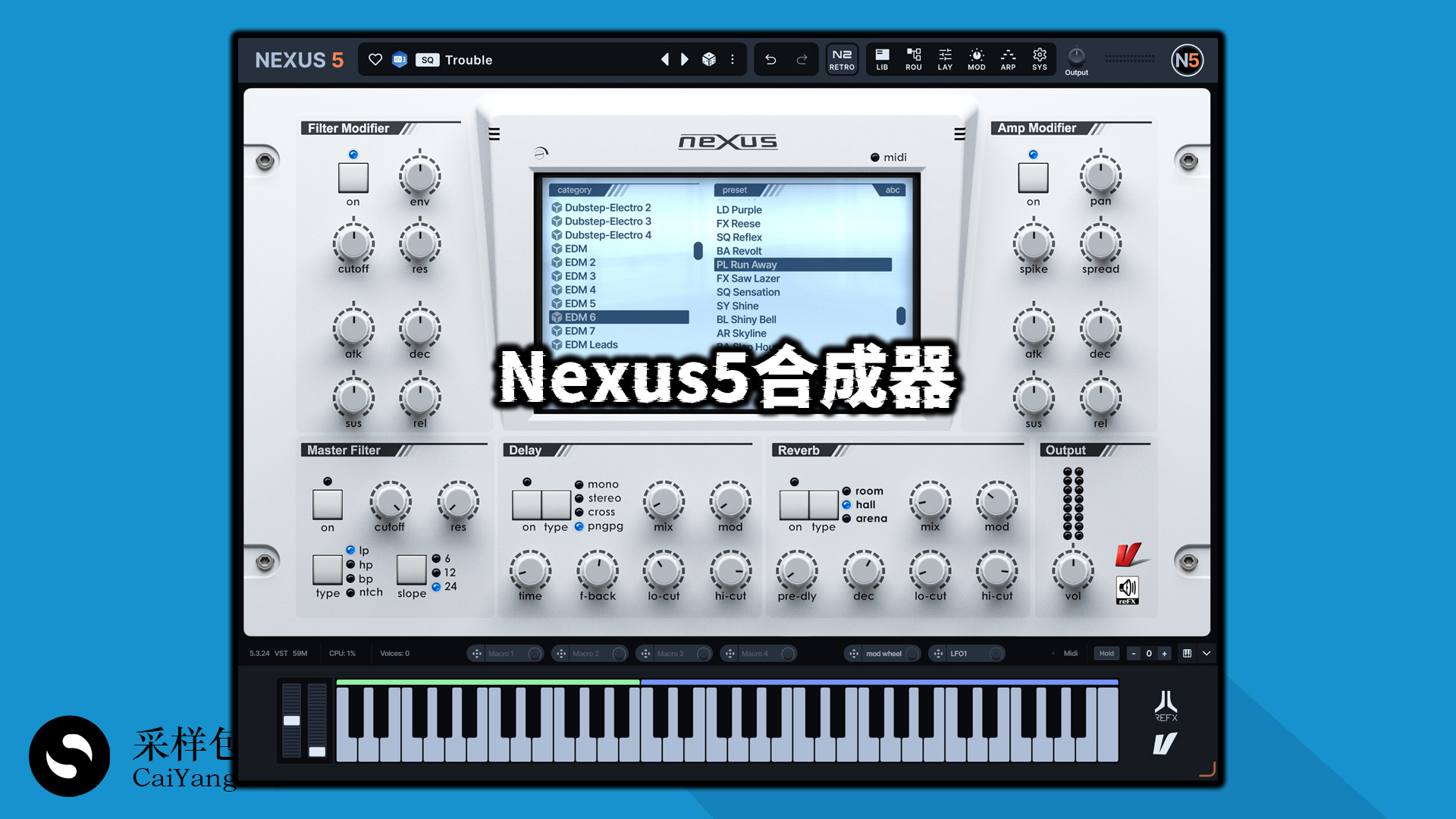 reFx Nexus5编曲音源采样合成器插件最新完整音色库200多GB专业版Nexus插件Windows-MacOS