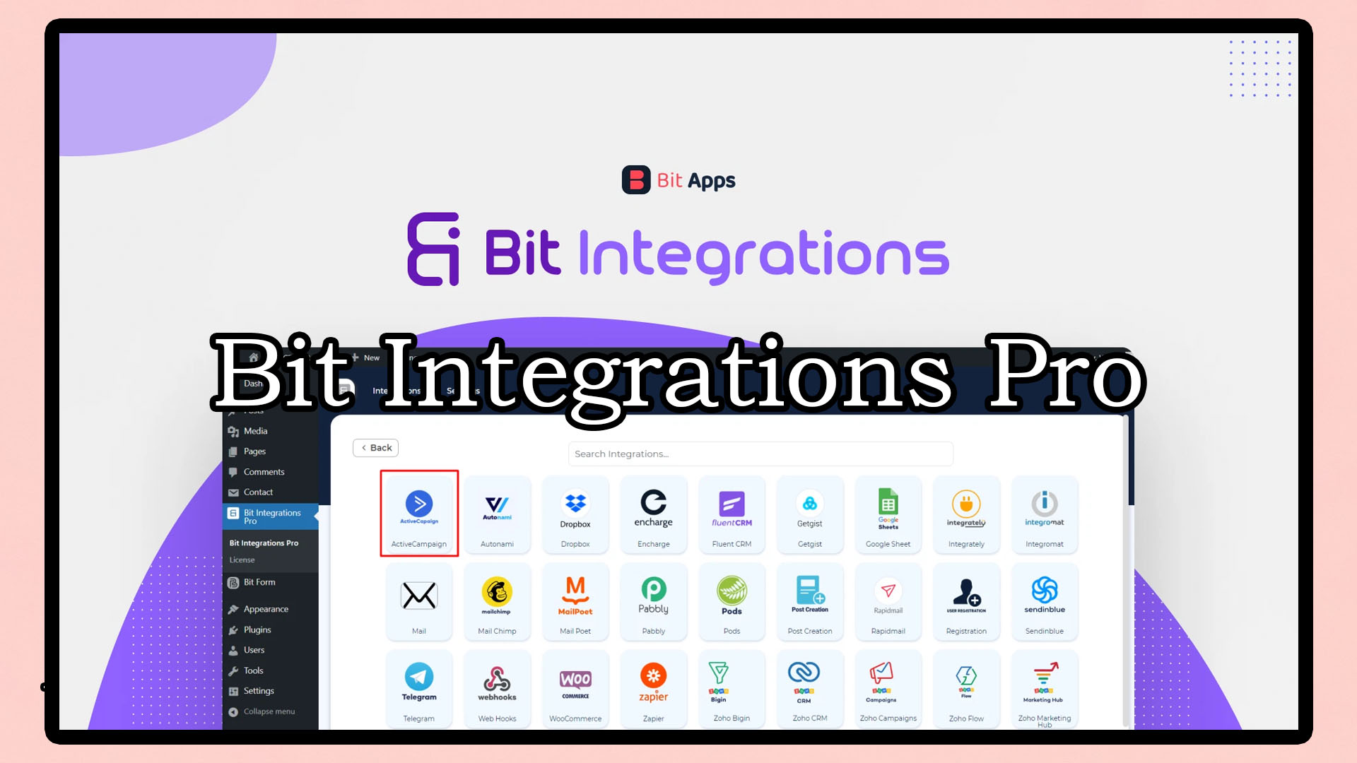 Bit Integrations Pro v2.8.6 接入第三方平台自动化插件下载