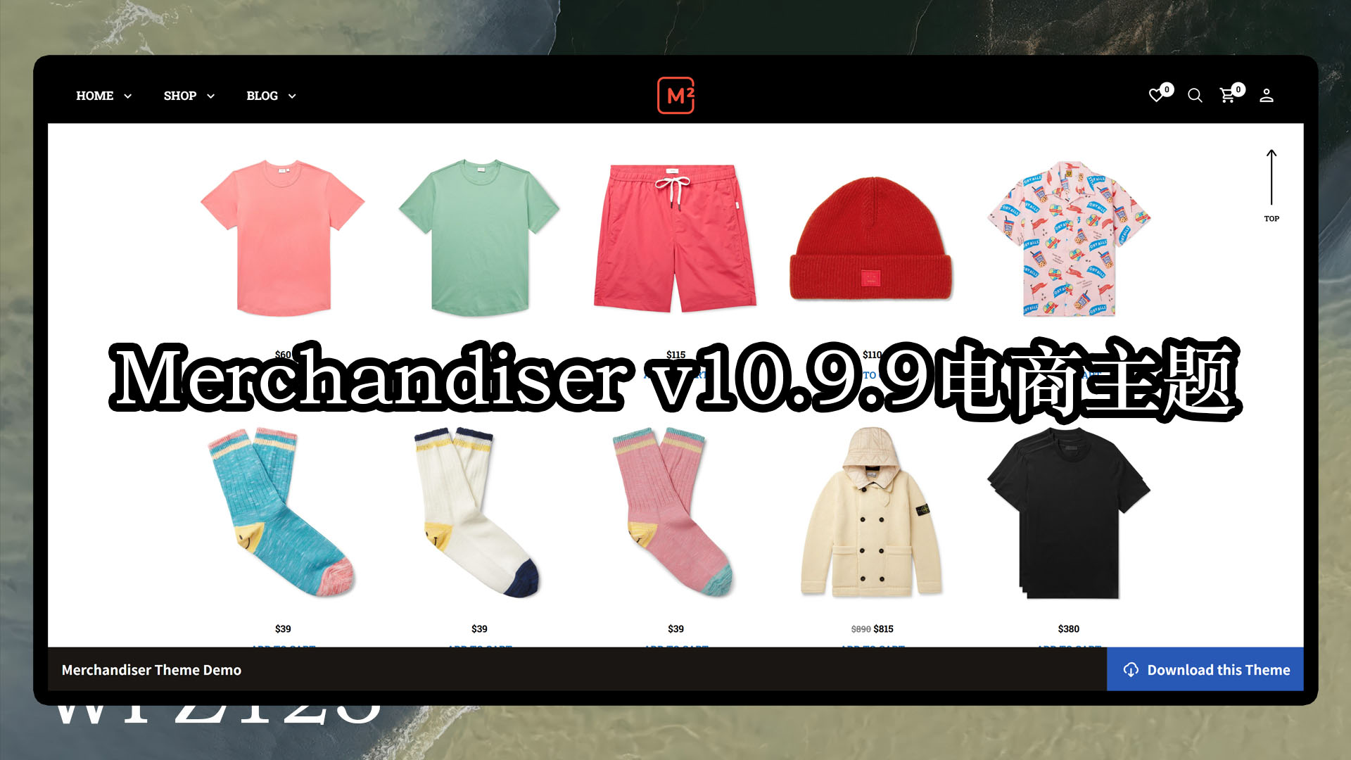 Merchandiser v10.9.9 – 干净、快速、轻量级的 WooCommerce 主题下载