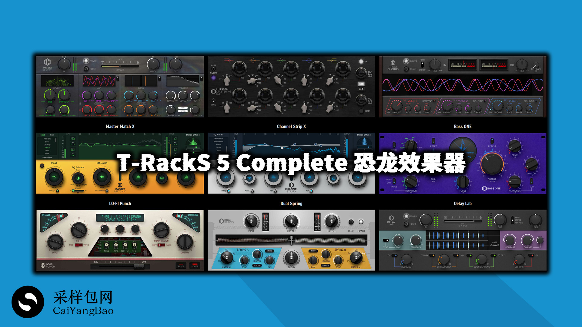 恐龙混音和母带处理 IK Multimedia T-RackS 5 Complete v5.5.0 [WiN,Mac]