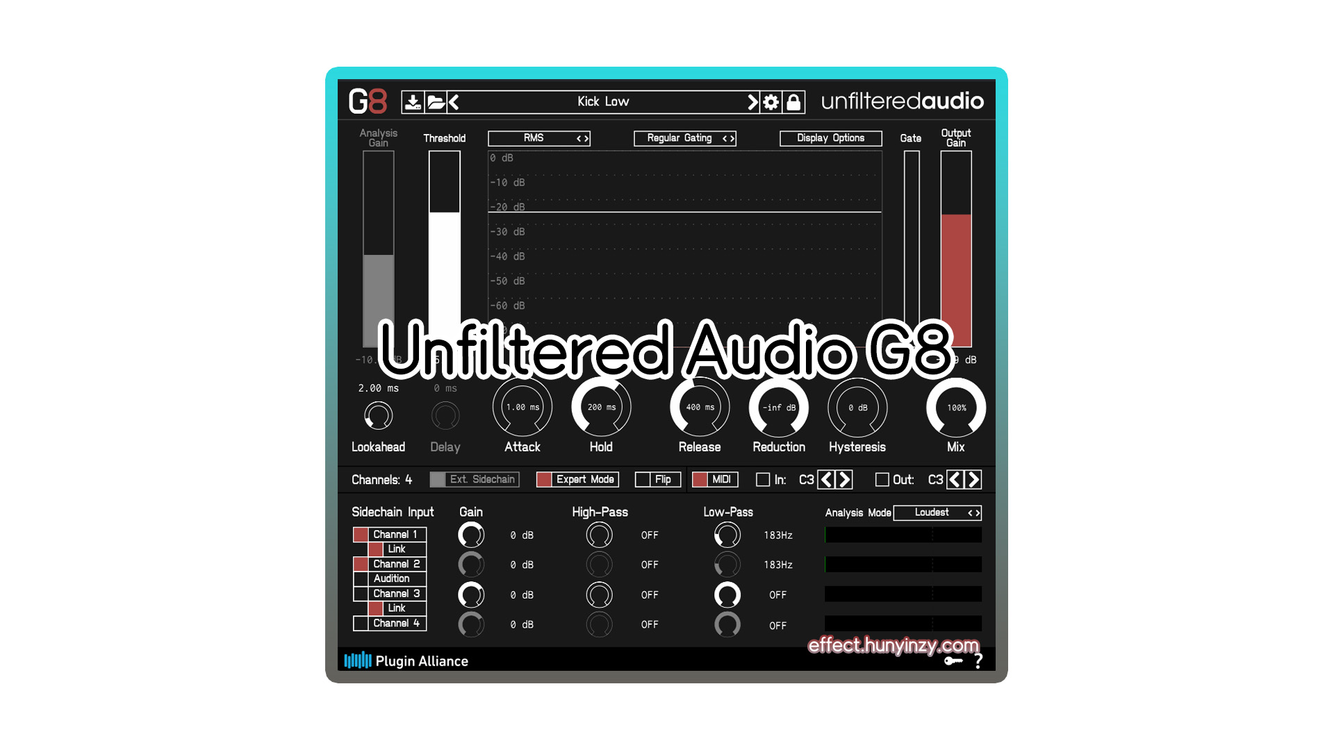 PluginAlliance插件联盟Unfiltered Audio G8 非常棒的降噪效果器插件下载!Windows
