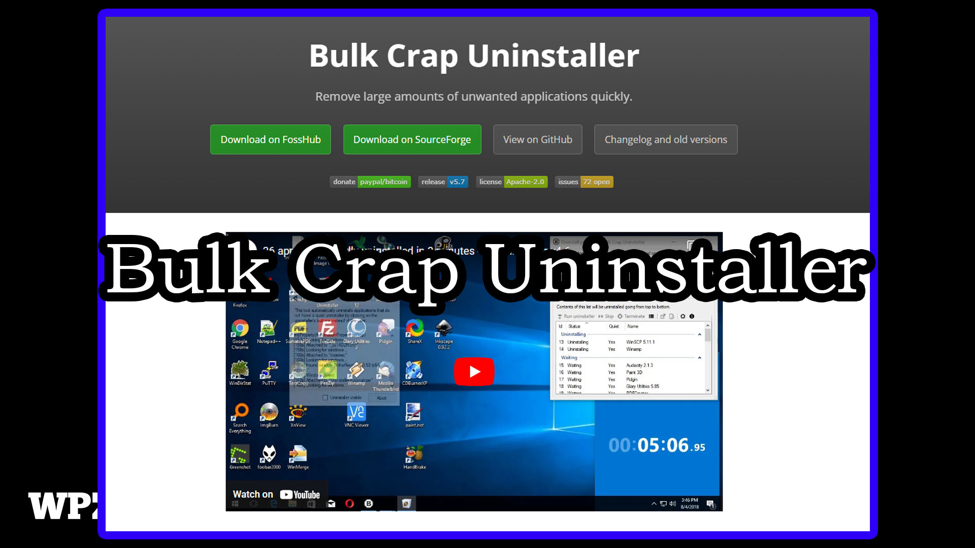 Bulk Crap Uninstaller 5.9 软件深度卸载清理