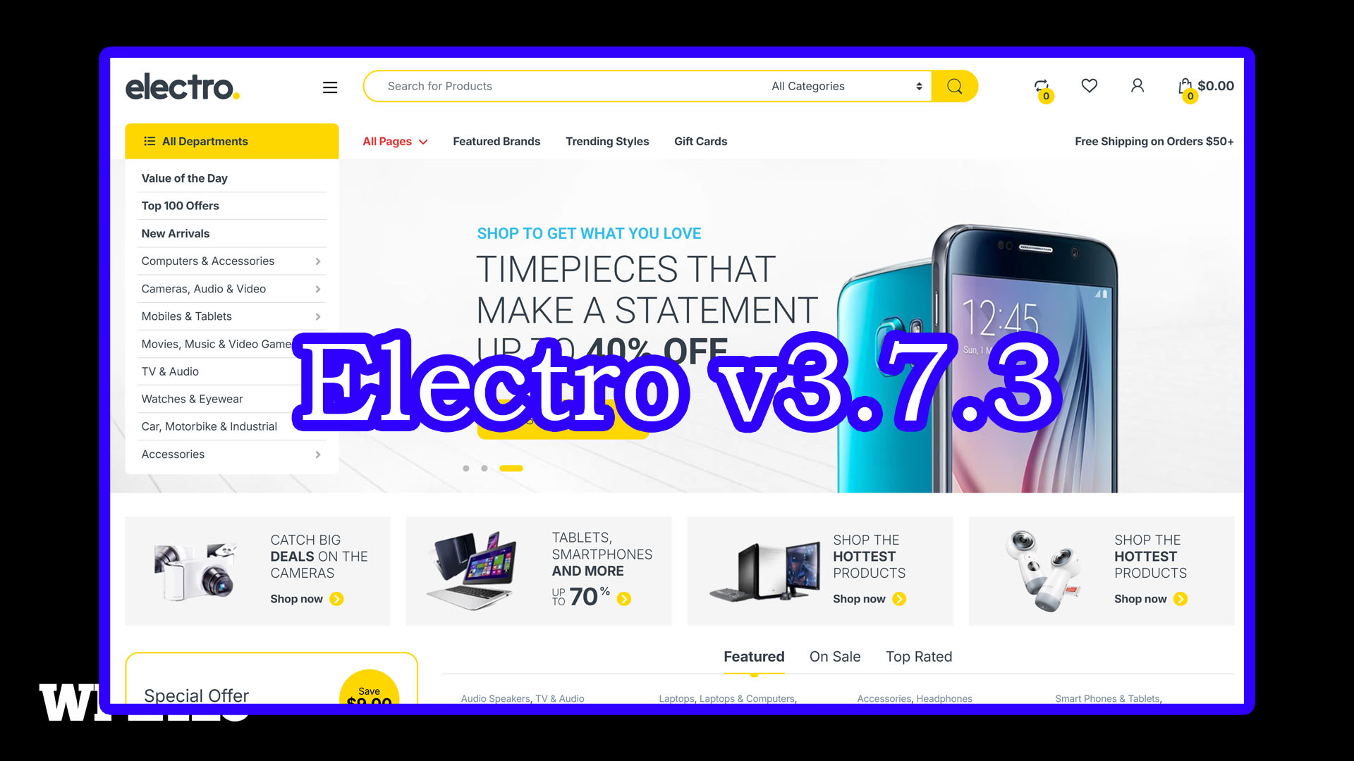 Electro v3.7.3 – WooCommerce 3C电子商城WordPress主题