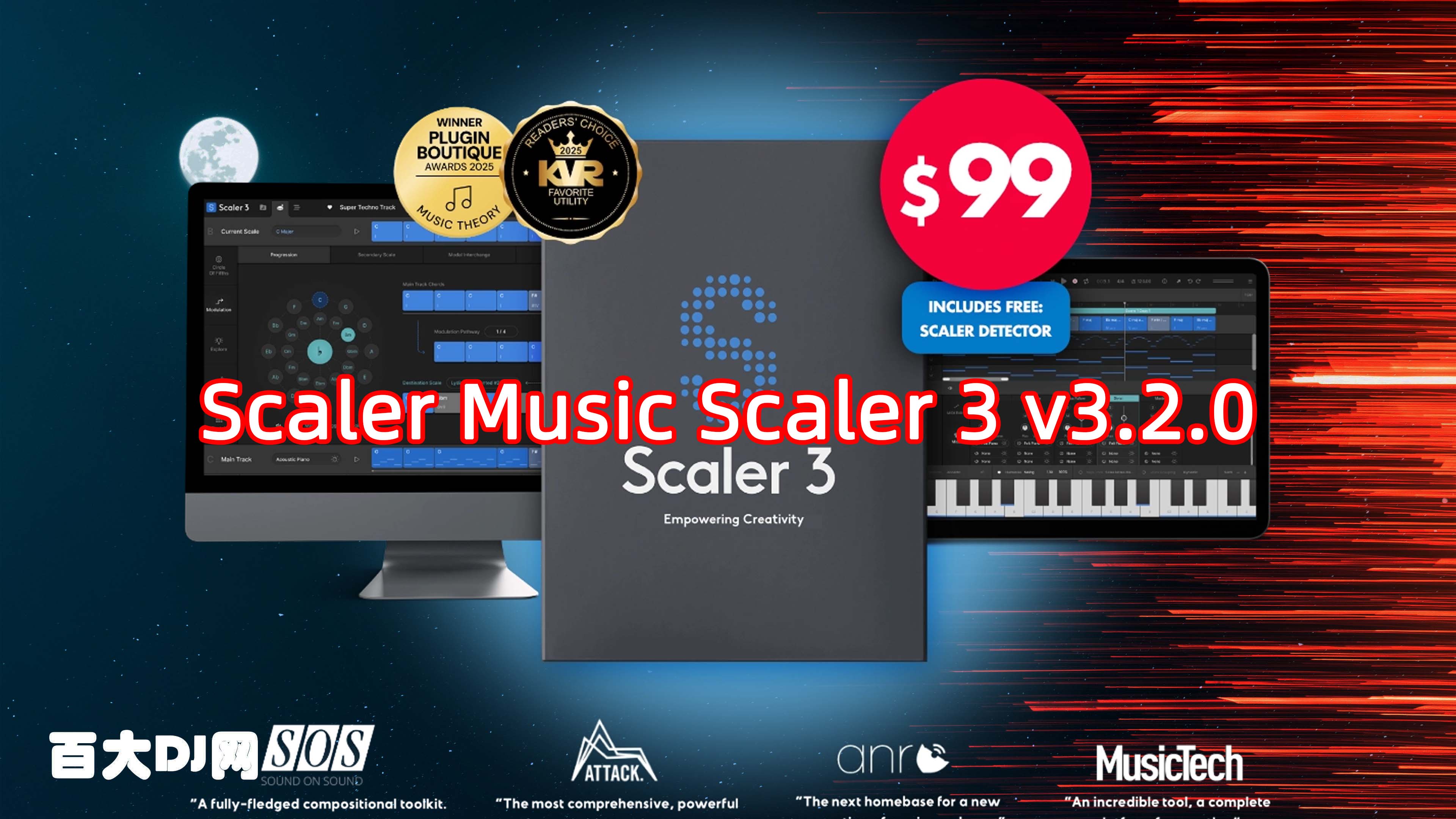 [MIDI处理器-和弦生成工具] Scaler Music Scaler 3 v3.2.0 Regged [WiN]