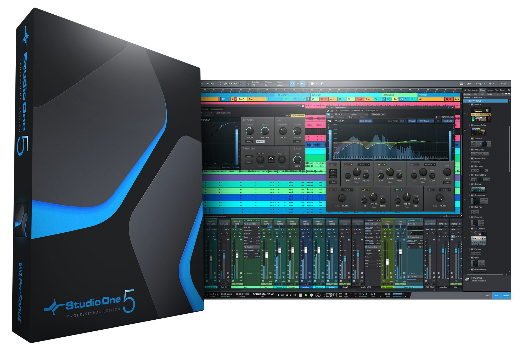 音乐制作利器 PreSonus Studio One 5 Professional v5.1 PC