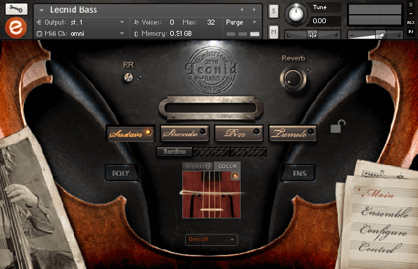 低音提琴 Embertone Leonid Bass KONTAKT