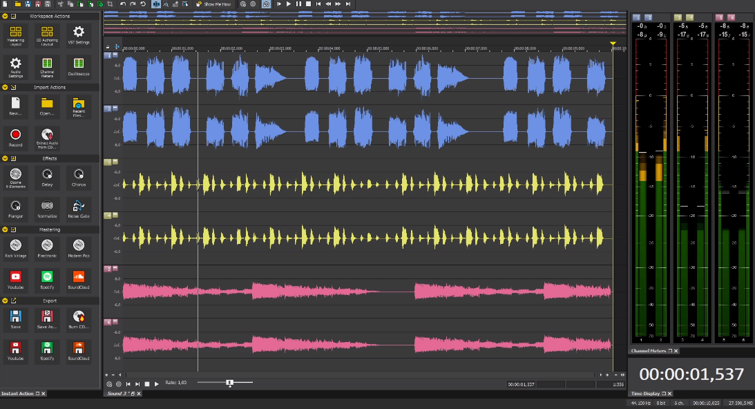 经典音频编辑软件 MAGIX SOUND FORGE Audio Studio 14.0.86 PC