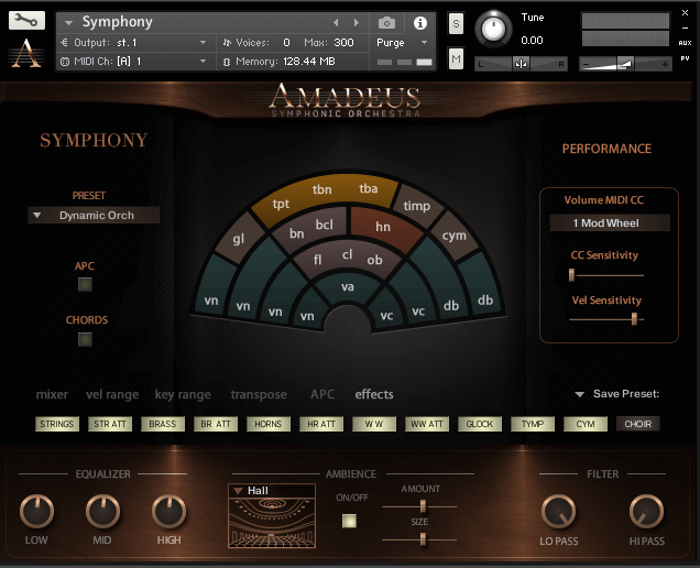交响乐音色库 Sonic Scores Amadeus Symphonic Orchestra Kontakt