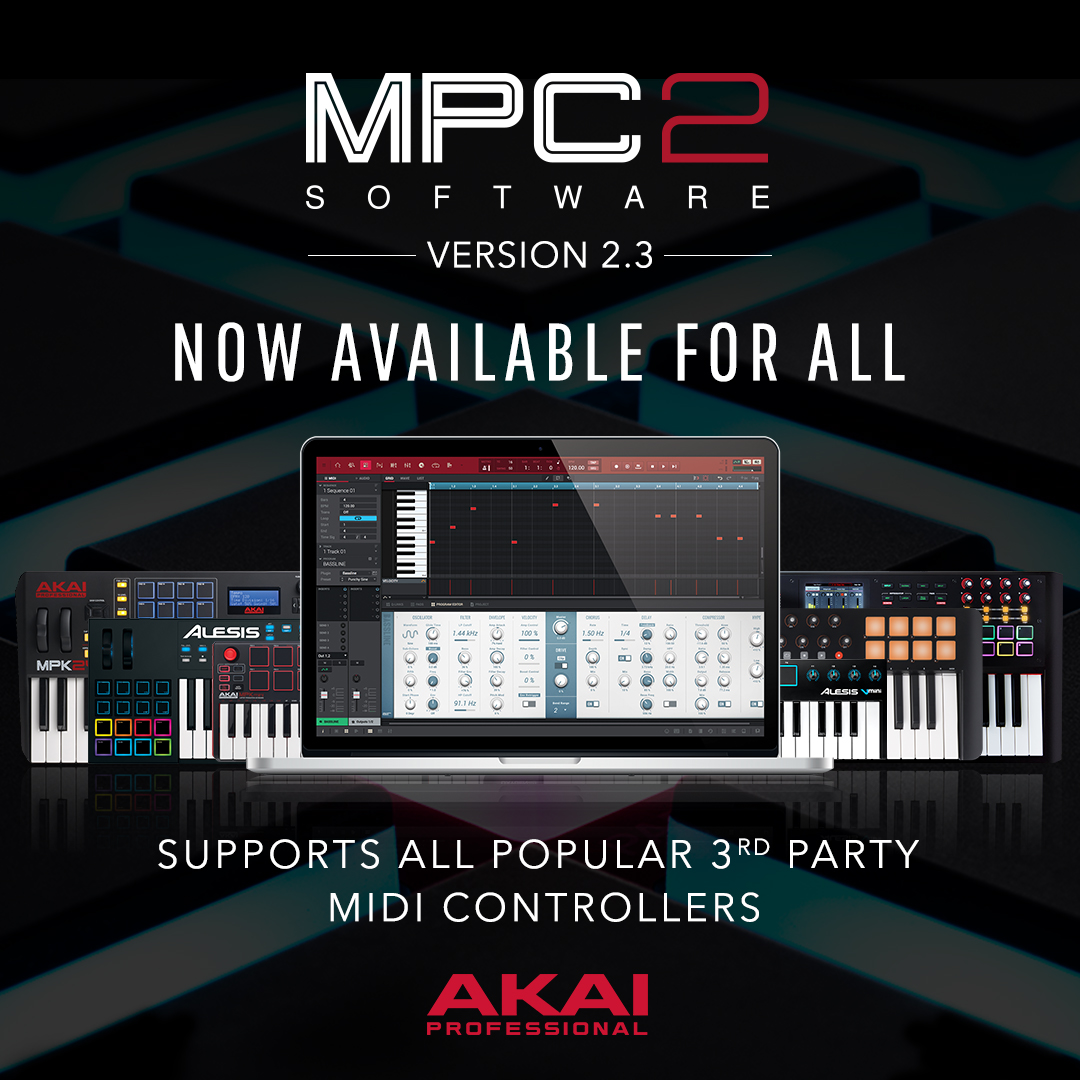 鼓机音序软件 AKAI Professional MPC v2.9.0 PC