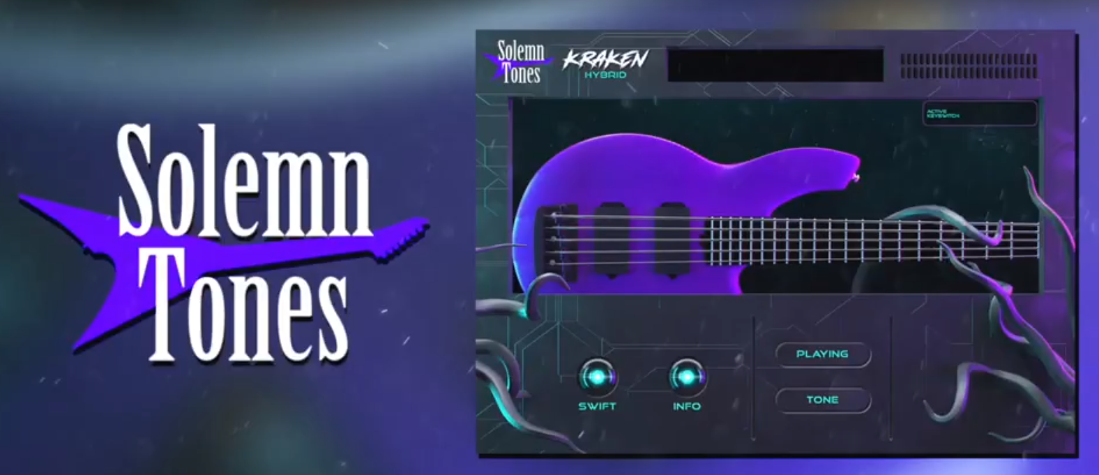 克拉肯贝斯 Solemn Tones KRAKEN HYBRID BASS v1.4.2 PC MAC