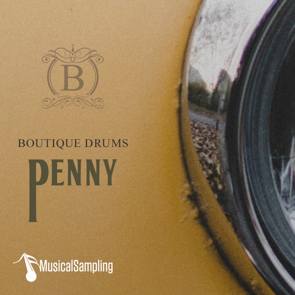 六七十年代精品摇滚鼓 Musical Sampling Boutique Drums Penny KONTAKT