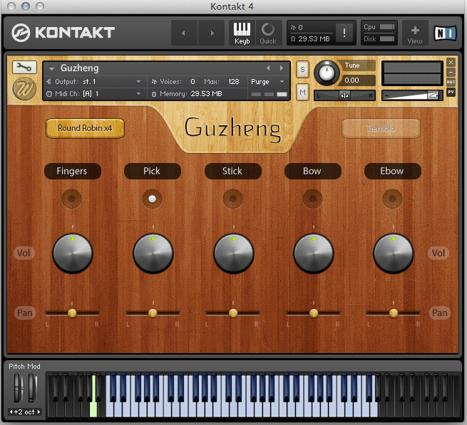 古筝 Wavesfactory Guzheng KONTAKT