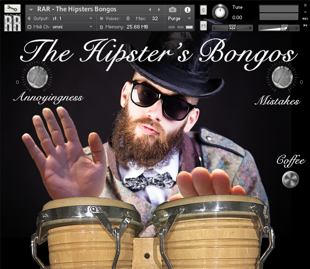手鼓音色 Rattly & Raw The Hipster’s Bongos KONTAKT