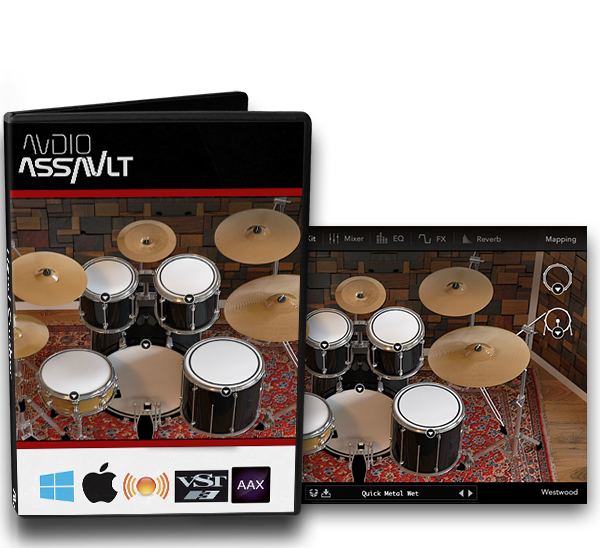 韦斯特伍德鼓 Audio Assault Westwood Drums v1.0.0 WiN-OSX RETAiL