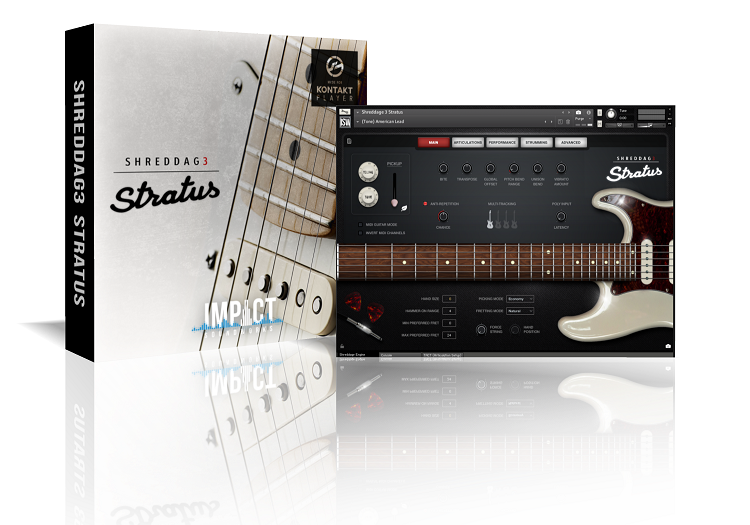 摇滚吉他 Impact Soundworks Shreddage 3 Stratus KONTAKT