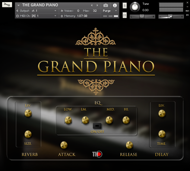 大钢琴 TH Studio Production THE GRAND PIANO KONTAKT