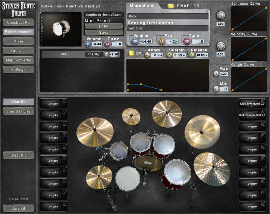 板岩鼓白金版 Steven Slate Drums Platinum 4.0+五套扩展 PC/MAC