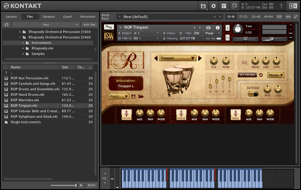 管弦打击乐 Impact Soundworks Rhapsody Orchestral Percussion