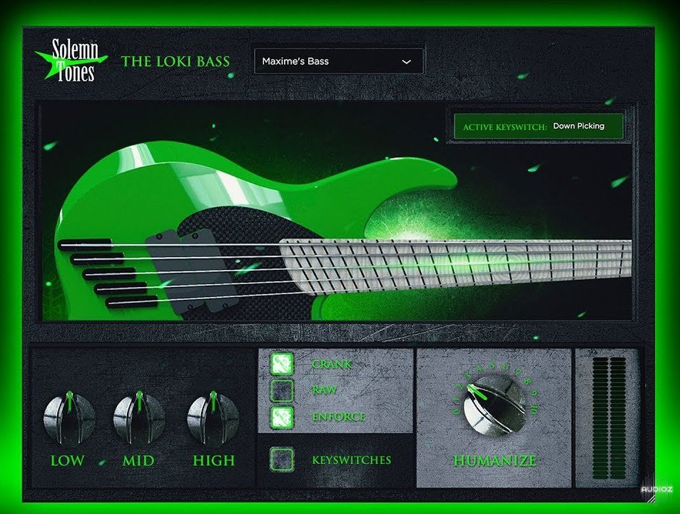 贝司音色 Solemn Tones The Loki Bass PC 64