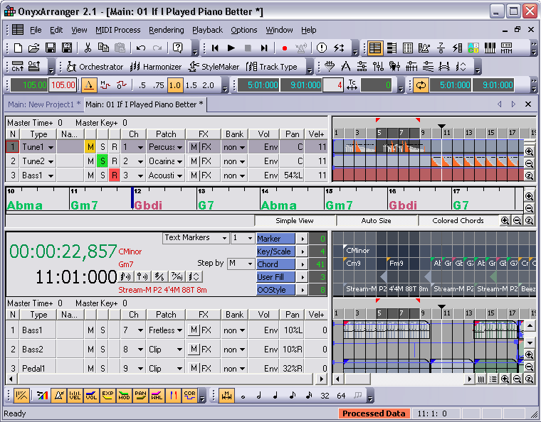 MIDI编曲软件 NTONYX Onyx Arranger v2.1 build 301 PC版