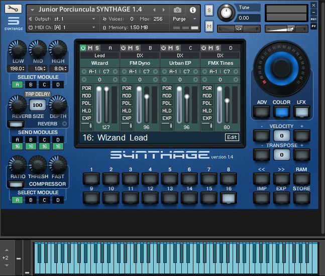 Yamaha Montage 合成器采样音色 Júnior Porciúncula SYNTHAGE v1.4 Fixed KONTAKT