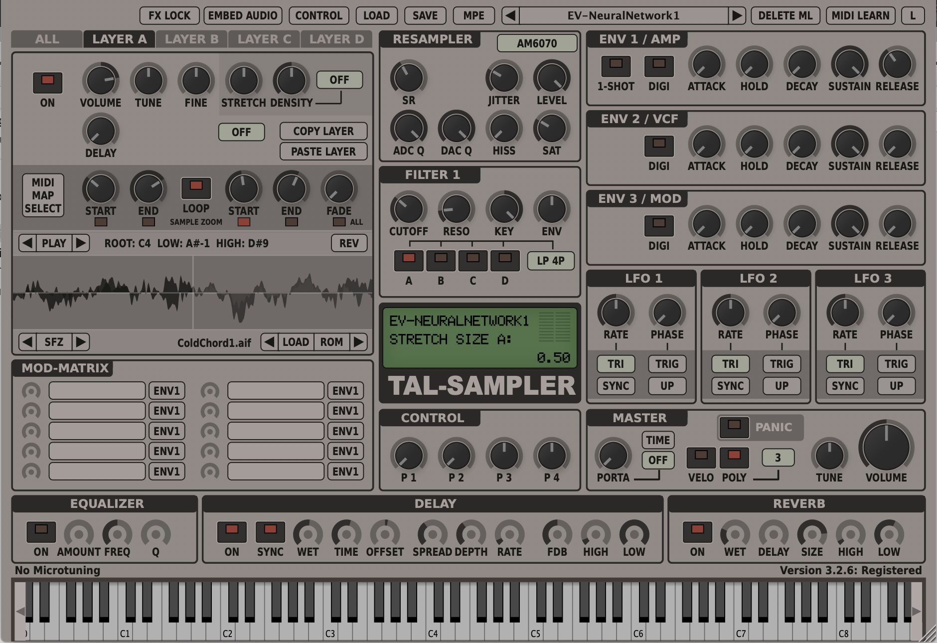 模拟建模合成器 Togu Audio Line TAL-Sampler v3.2.9 PC MAC