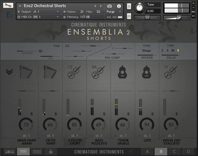 现代室内管弦乐团 Cinematique Instruments Ensemblia 2 Orchestral KONTAKT