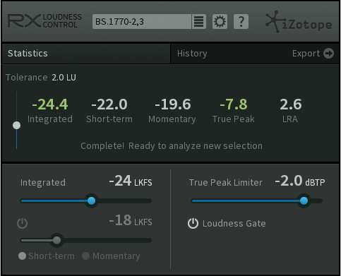 自动响度修正工具 iZotope RX Loudness Control v1.00 PC/MAC