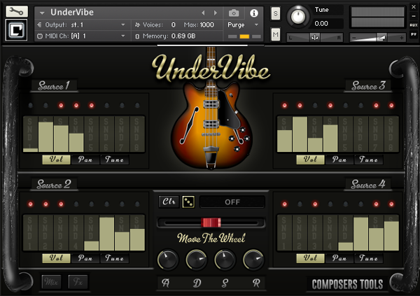 贝斯音源 Composers Tools UnderVibe KONTAKT
