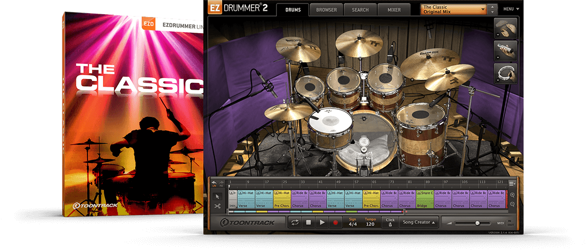 EZ鼓扩展经典鼓 Toontrack The Classic EZX v1.5.1